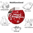 thumbnail image 4 of Merry Christmas Throw Blanket White Snowflake Flannel Blanket Red Christmas Blanket for Kids Boys Girls Xmas Room Decorative Christmas New Year Gift Blanket (Blanket Xmas3022-60 x50), 4 of 5