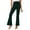 Green, variant on Girls Flared Pants 2 T, Strech Solid Color High Elastic Waist Kids Active Yoga Gym Trousers Black(2-13T)