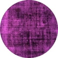thumbnail image 1 of Ahgly Company Indoor Round Persian Pink Bohemian Area Rugs, 7' Round, 1 of 4