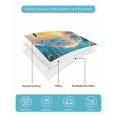 thumbnail image 5 of Quilts Twin Size, Blue Coastal Soft Comforter Bedding Set for Bed, Dolphin Summer Beach Nautical Ocean Lightweight Quilted Bedspread with Pillow Cover(2 Pieces) for All Season, 68x86 Inch, 5 of 6