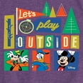 thumbnail image 3 of Disney - Mickey, Donald Duck, & Goofy - Let's Play Outside - Toddler & Youth Girls Short Sleeve Graphic T-Shirt, 3 of 5