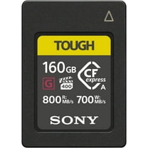 Sony 160GB CFexpress Type A TOUGH Memory Card 800/700MB/s Read/Write Speed CEA-G160T