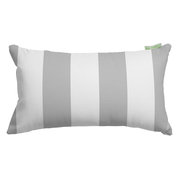 Majestic Home Goods Vertical Stripe Indoor Outdoor Small Decorative Throw Pillow