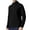 Black, variant on Mens Quarter Zip Pullover Sweatshirt Performance Moisture Wicking Long Sleeve Casual Running Sports Golf Shirt
