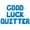 Blue, variant on Letter Balloons - GOOD LUCK QUITTER 16" Inch Alphabet Letters Foil Mylar Balloon Retirement Party Banner (White)