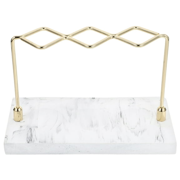 MEIBUTYUP Multi-Color Marble Toothbrush Holder Resin Bathroom Accessory Stand and Stylish