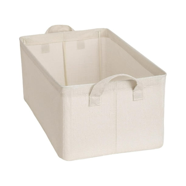 Cesta de almacenamiento, organizador de ropa, caja de almacenamiento, contenedores de almacenamiento para sábanas, escritorio Algodón de bambú