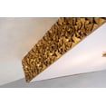 thumbnail image 2 of Lucas McKearn Mosaic 20" Square 3-light Transitional Metal Flush Mount in Gold, 2 of 3