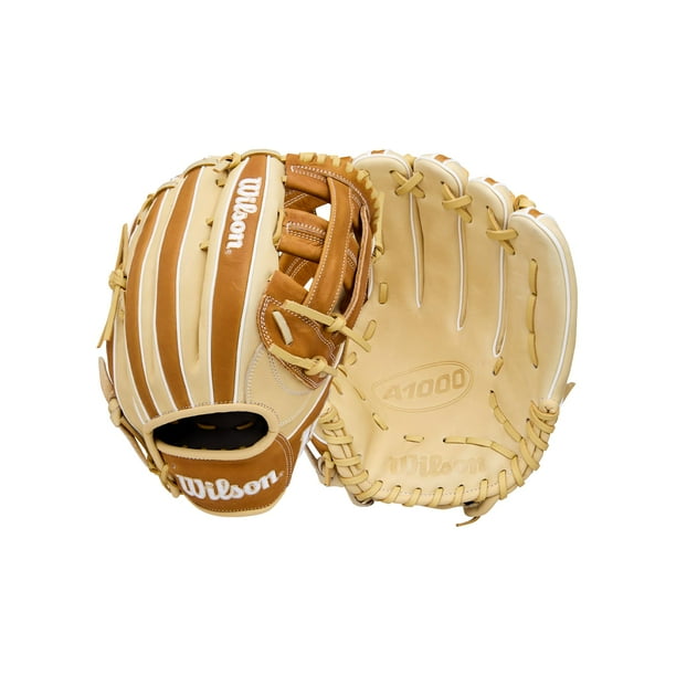 Wilson 2026 A1000 1750 Guante de béisbol para exteriores de 12,5" - Tiro a la derecha Rubio/bronceado/blanco