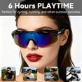 thumbnail image 5 of Smart Bluetooth Audio Glasses, Open-Ear Headphones with Music & Calls, UV400 for Sports, 5 of 7