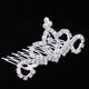 thumbnail image 5 of Tiara de cristal 2X para el cabello de boda novia Perfecl Princesa Corona Tiara, 5 of 7