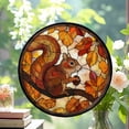 thumbnail image 2 of Squirrel Dragon Stained Glass Suncatcher Window Hanging, Gothic Dragon Christmas Ornaments for Fiction Lovers, Dinosaur Room Decor for Nursery New Home Gifts, Stained Glass, 2 of 6