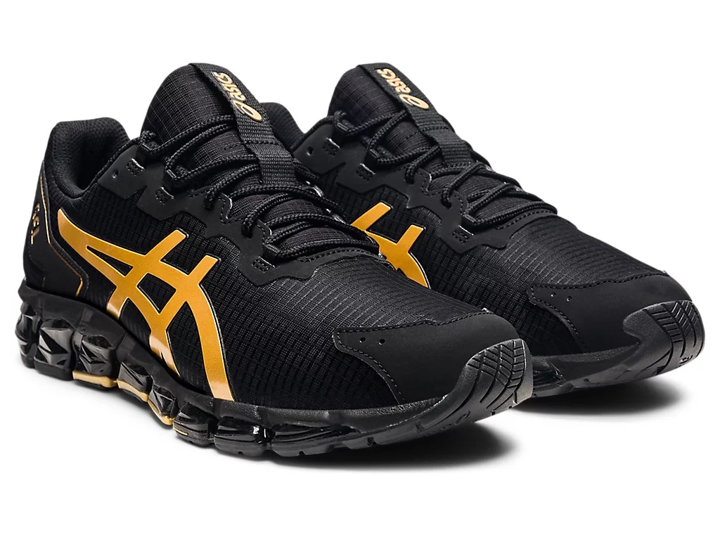 ASICS Gel Quantum 360 6 Men Sneakers Black/Pure Gold - Walmart.com