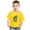 Yellow, variant on Wavsuf Kids T-Shirts for Boys Printed Crew Neck Casual Summer Blue Shirts Size 4-5 Years