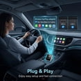 thumbnail image 6 of Mini Wireless CarPlay Adapter for Apple iPhone iOS 10+, No Delay & Plug & Play, Convert Wired to Wireless Carplay Dongle for 2026 Cars, USB-A/Type-C Port with Realtek 8730E Chip for iPhone6+, 6 of 7