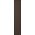 thumbnail image 5 of Ekena Millwork 10 1/2"W x 32"H Americraft Three Board Exterior Real Wood Two Equal Panel Framed Board-n-Batten Shutters (Per Pair), Raisin Brown, 5 of 9