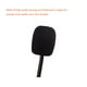 thumbnail image 5 of Kearding Parabrisas y no fácilmente deformable de 10 piezas para auriculares - Sonido antiviento negro 30 * 22 * 8 mm Type2 NO2, 5 of 6