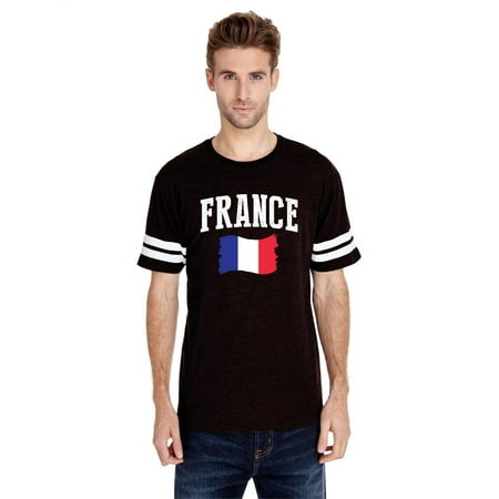 - France Men Football Fine Jersey Tee