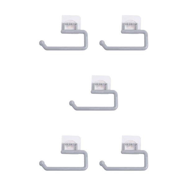 Inteprter Soporte de papel de cocina, trapo autoadhesivo de plástico, película conservante, toallero, estante para el hogar, Hotel, soporte para Type5 NO5 Inteprter CBP027848