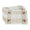 thumbnail image 5 of Fennco Styles Hommage BrodÃ© Collection Cottage Floral Embroidery Border Hemstitch Linen Blend Table Linens, 5 of 41