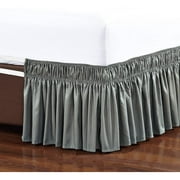 De Moocci Easy Wrap Platform Free Dust Ruffle 16 16'' Bed Skirt