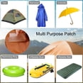 thumbnail image 3 of Parche de reparación de tienda de 10 piezas, cinta de TPU, reparación transparente, pegatinas impermeables para mochilas de Camping, toldos de 7x7cm, 3 of 5