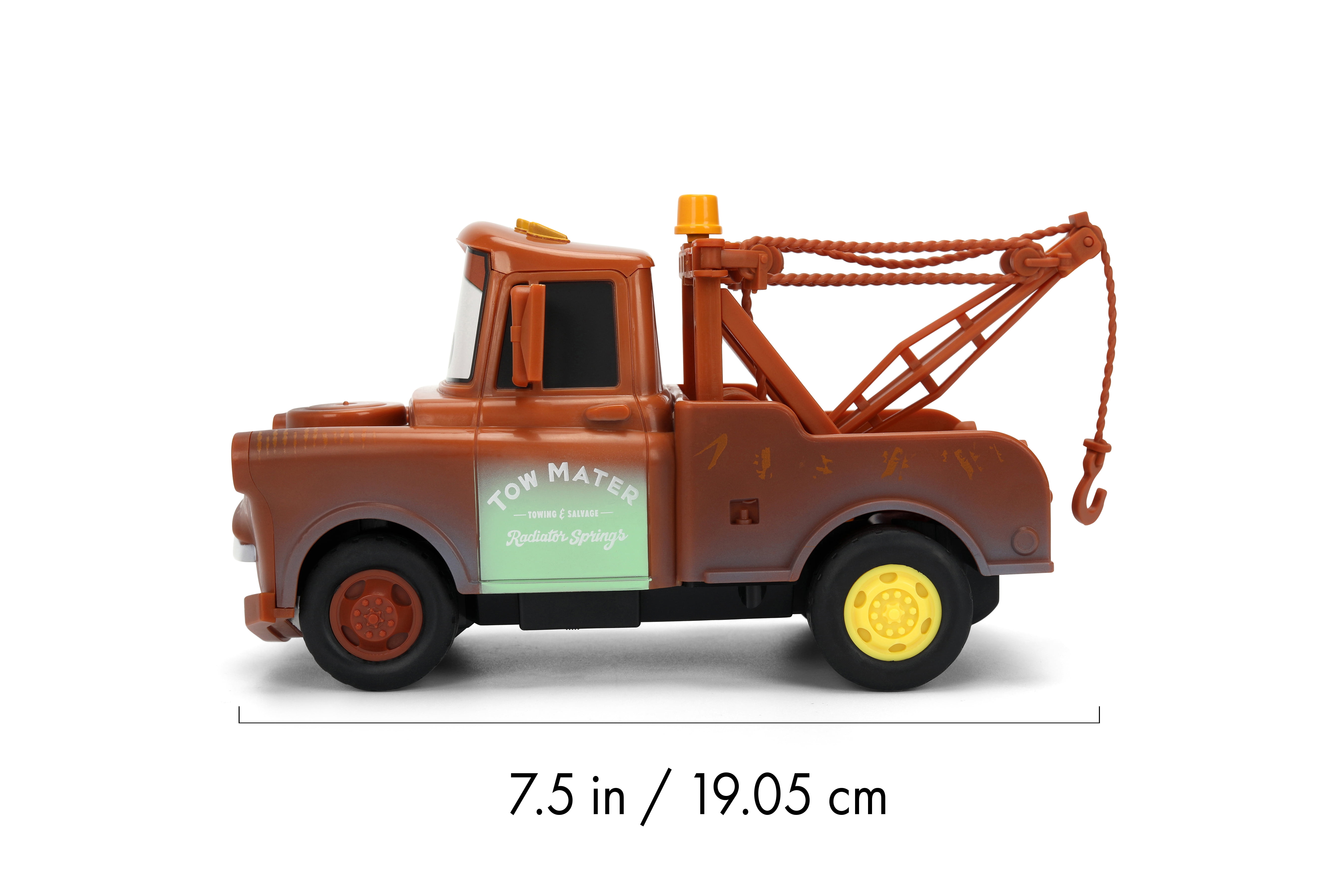 Jada Toys Disney Pixar Cars 1:24 Tow Mater RC Radio Control Cars