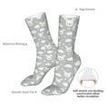 thumbnail image 4 of Goofa Rabbit And Cloud for 16in Socks, Funny Novelty Crazy Design Cotton Socks Sports Socks Knee High Socks For Men, Women,1Pairs - Gift For Working Friends, 4 of 7