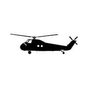 H-34 Choctaw Helicopter Sticker Decal Die Cut - Self Adhesive Vinyl - Weatherproof - Made in USA - Many Color and Sizes - vietnam s-58 sub helo