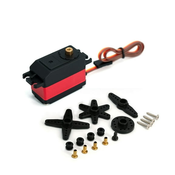 12KG Digital Servo Low Profile Servo Full Metal Gear High Torqued 4.8-8.4V 180/270/360 Degree for 1/10 1/8 Remote Car
