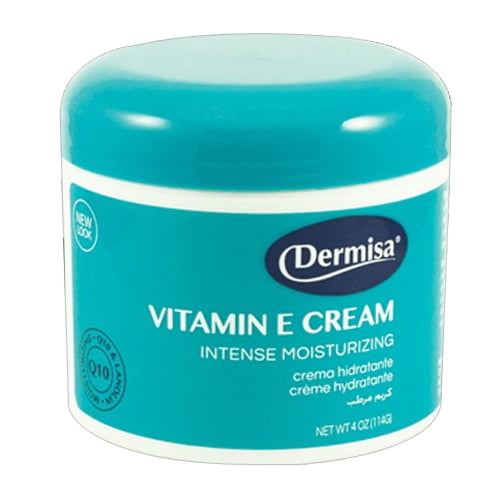 Dermisa Intense Moisturizing Vitamin E Cream With Coenzyme Q10, 4 oz