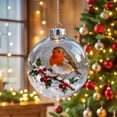 thumbnail image 6 of Lwlmwt Christmas Bird Ornaments Acrylic Bird Christmas Tree Decorations Gifts for Bird Lovers Cabinet Decor Perfect for Christmas Decorations Party Decorations, 6 of 7