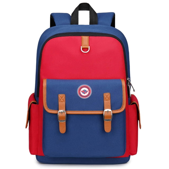 Mochila infantil weiatas pequeña roja azul 36x26x13 cm