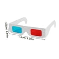 thumbnail image 2 of LITINKIMI 70 Pcs Lunettes 3D Rouges et Bleues Confortables pour Cinéma Maison et Fêtes, 2 of 8