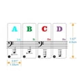thumbnail image 2 of Removable Piano Key Stickers for Beginners Kids and Adults Easy To Install Note Labels for 88 Key Full Size Keyboards, 2 of 5