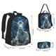 thumbnail image 2 of Balery Forest Meditating Goat Mochila escolar 3 en 1 para niños: mochila resistente con lonchera térmica y estuche para lápices. Mochila escolar para niños y niñas., 2 of 7