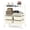 White, variant on Rolling Storage Cart with 4 Drawers - Utility Cart on Wheels w/2 Shelves & Metal Frame, Paper Scrapbook File Organizer for Home Office School Classroom, Movable Art Cart (White)