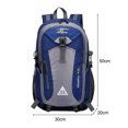thumbnail image 4 of Mochila Para Acampar Bolsa de pesca de poliéster de gran capacidad impermeable para viajes de oficina (azul oscuro) Likrtyny Para Estrenar, 4 of 8