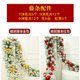 thumbnail image 5 of 2.7m Rattan Christmas Garland Wreath Artificial Flower Christmas Rattan Banner Xmas Fireplace Stairs Decor Wall Hanging Decor, 5 of 5