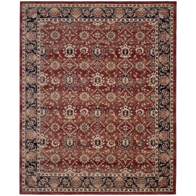 Safavieh Artisan 8' X 10' Power Loomed Rug in Rust and Navy