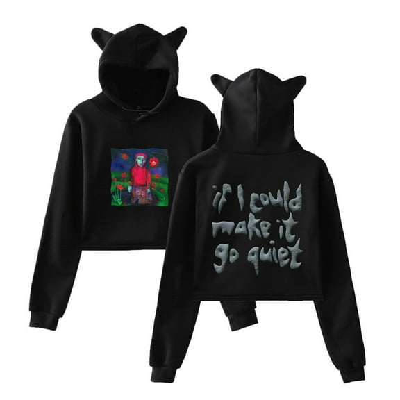 Girl in Red If I Could Make It Go Quiet Cat Ear Hoodie Casual Bear Ear Sweatshirt