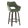 thumbnail image 4 of LumiSource Mustang 26" Fixed-Height Counter Stool - Set of 2, 4 of 6
