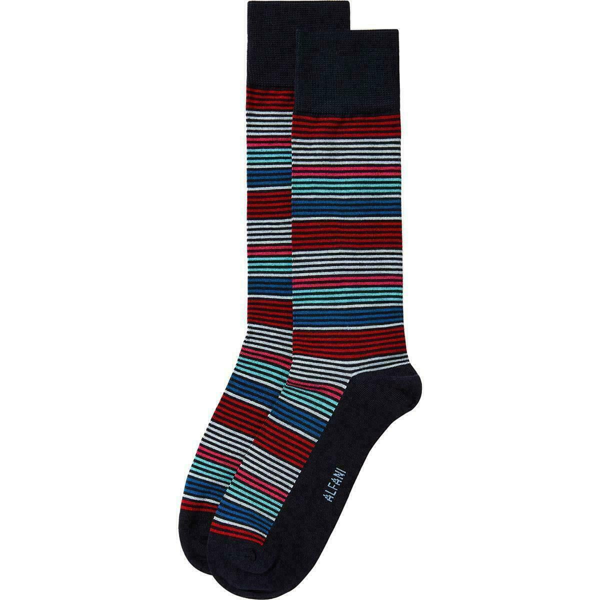 Alfani Men's Alfa Tech Moisture Wicking Crew Socks Stripe, V Stripe ...