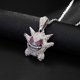 thumbnail image 1 of Anime Gengar Ghost Elfo Suéter Cadena Colgante Pet Little Monsters Con Diamantes Hip-hop Collar, 1 of 4