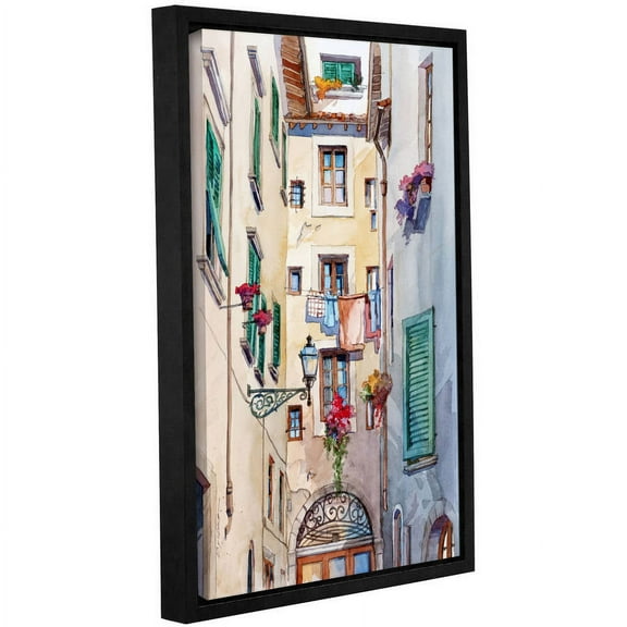 ArtWall Bill Drysdale "Laundry Day" Gallery-Wrapped Floater-Framed Canvas