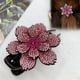 thumbnail image 2 of RV 4 pinzas para el pelo con doble flor, horquillas con diamantes de imitación, pinzas para el pelo con diamantes de imitación florales para mujeres y niñas (4 colores) Sailing Electrónica, 2 of 5