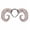 White, variant on HTQWLP Gothic White Horn Headband, Halloween Ram Horn Headwear for Women & Men, Ram Sheep Horn Headband Hoop Devil Horn Headwear Hair Band
