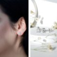 thumbnail image 3 of Rosec Jewels Lab Created Diamond Stud Earrings - 4X6 mm - Solitaire Teardrop Earrings Women - EF-VS Grade, 18K White Gold, 3 of 9