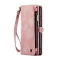 thumbnail image 2 of Case for Samsung Galaxy A71 4g Strong Magnetic Wallet Cover Trifold with Tpu Pc Handmade Leather Zipper Detachable Card Holder, 2 of 5