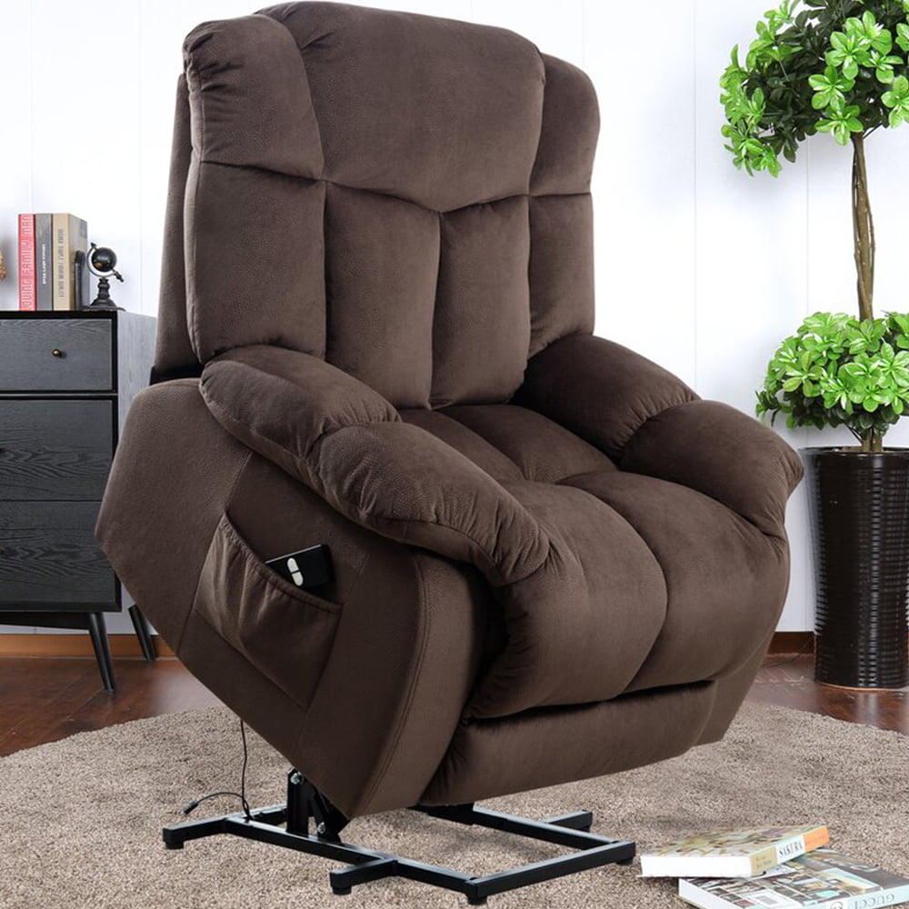 Lift Chairs Recliners Electric Recliner Chairs For Adults Heavy Duty Recliner Sofa For Seniors 300 Lb Capacity Premium Upholstery Power Lift Recliners For Elderly Big And Tall Chocolate Q4757 Walmart Com